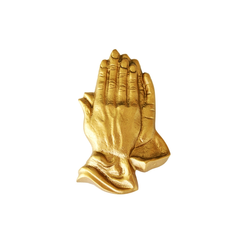 Praying Hands metal ornament