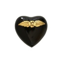 ALACOR BLACK heart locket