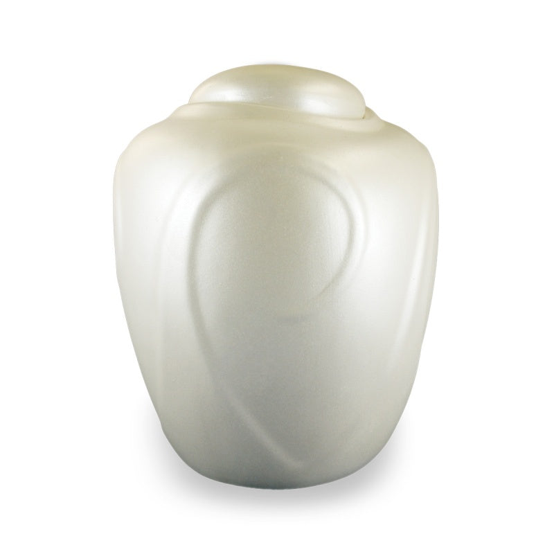 Biodegradable urn ONDA WHITE