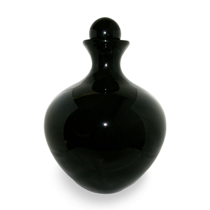 Crystal urn BALLON BLACK
