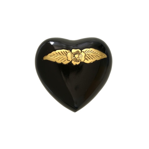 [711000100] ALACOR BLACK heart locket