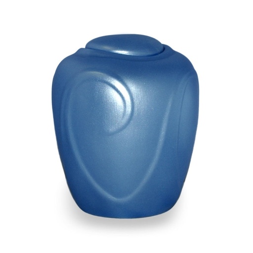 [705001500] Biodegradable urn ONDA BLUE