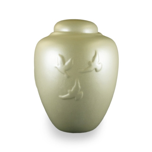 [705001200] LIBER WHITE biodegradable urn