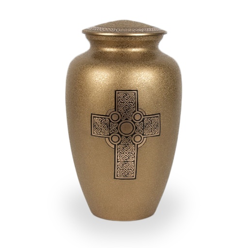 [701002300] Brass urn CROCE